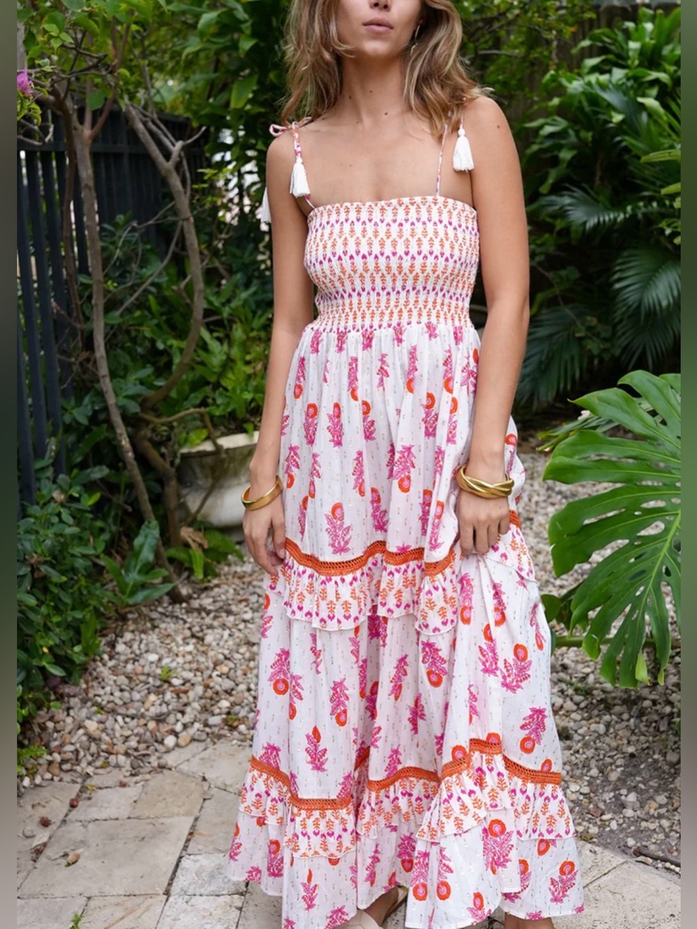 DEBBIE KATZ ALMA DRESS PINK SIZE L NWT